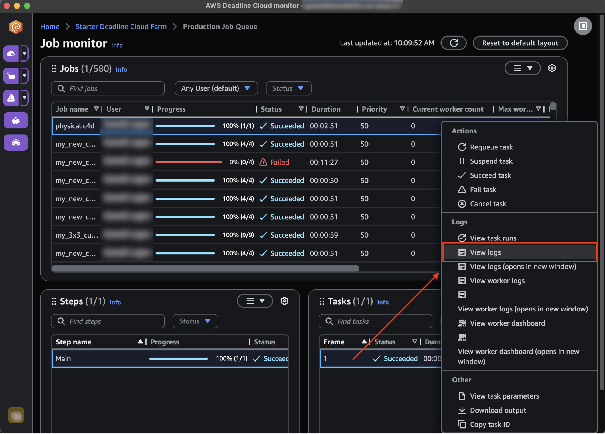 DCM Logs