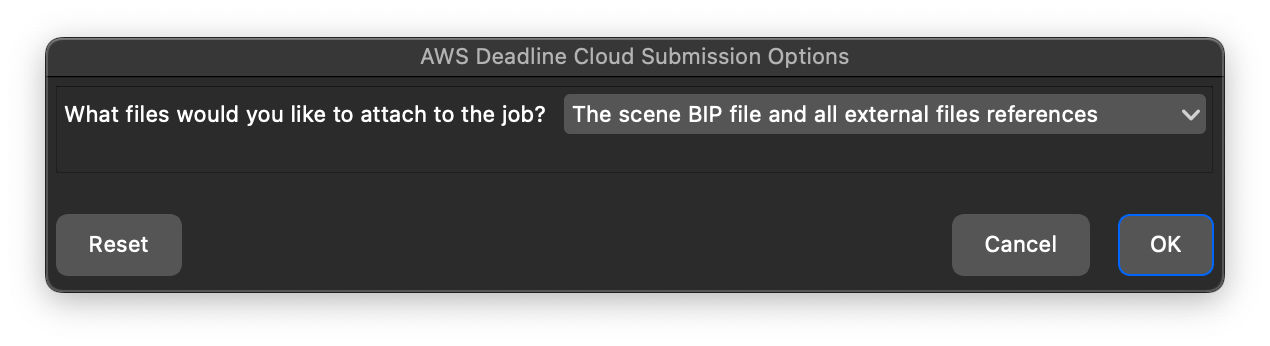 Submission Options