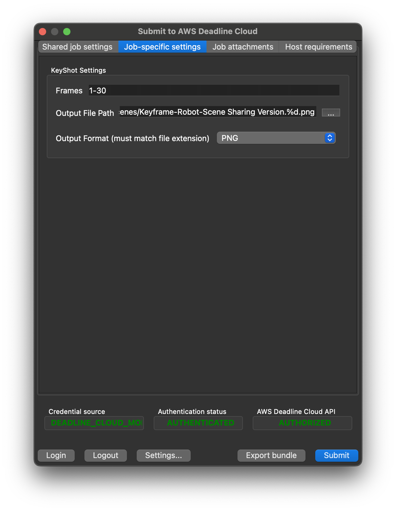 Submitter Interface