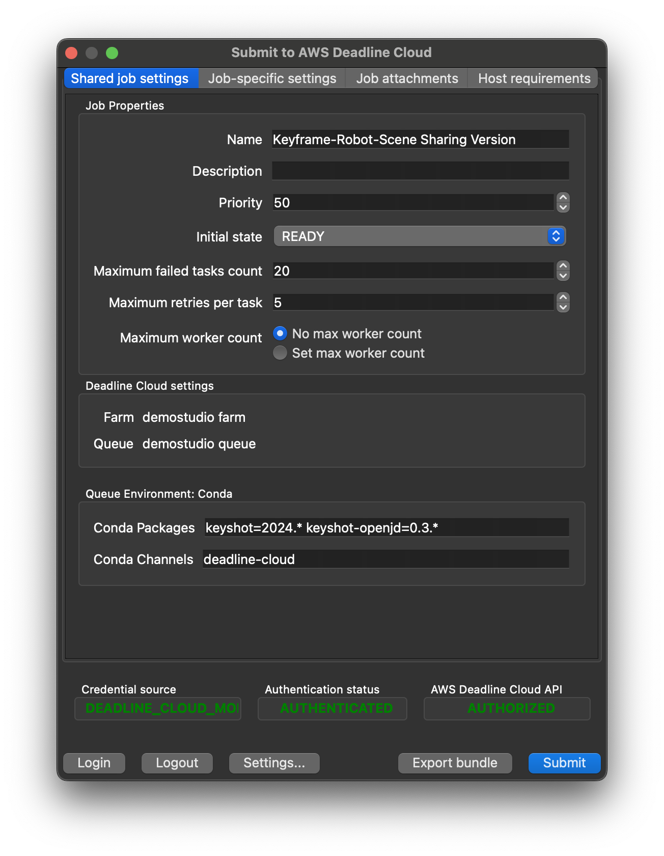 Submitter Interface