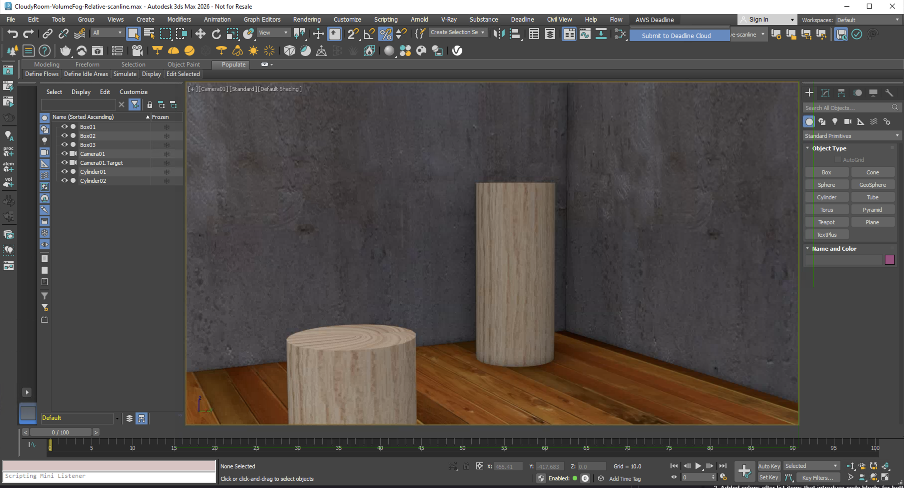 Submitter menu in 3ds Max